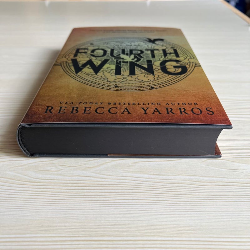 Fourth Wing First Edition - SPRAYED EDGES, SIGNED BOOKPLATE, FIRST PRINTING