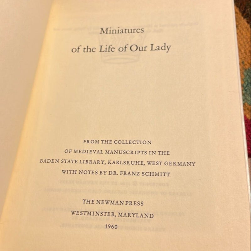 Miniatures of the Life of Our Lady (1960, Newman Press)