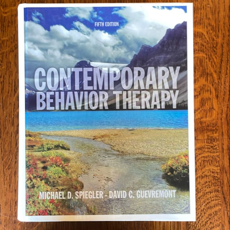 Contemporary Behavior Therapy