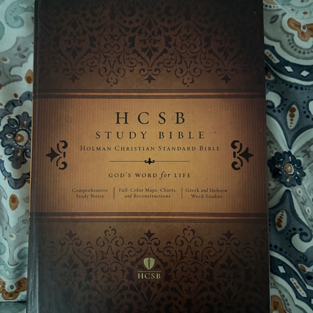 HCSB Study Bible, Black Bonded Leather