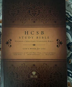 HCSB Study Bible, Black Bonded Leather