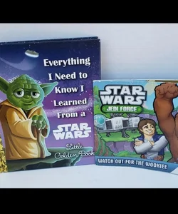 Everything I Need to Know Star Wars Little Golden Book, Playskool Heroes Lot 2