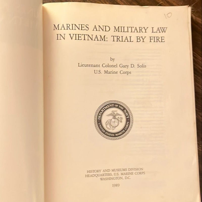  Marines and Military Law In Vietnam 