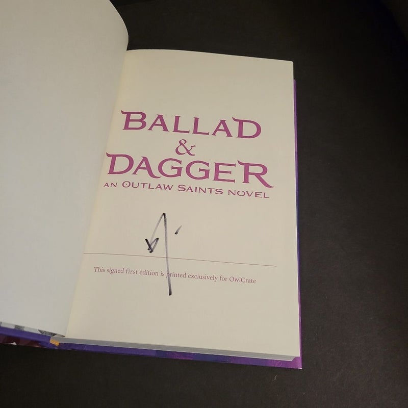 Ballad & Dagger (OwlCrate Edition)