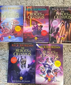 Heroes of Olympus Series 10th Anniversary Covers