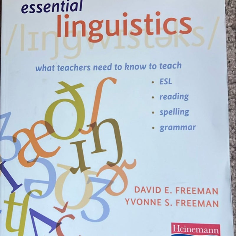 Essential Linguistics, Second Edition