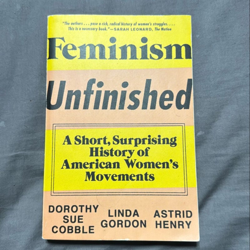 Feminism Unfinished