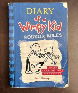 Diary of a Wimpy Kid # 2 - Rodrick Rules by Jeff Kinney, Hardcover