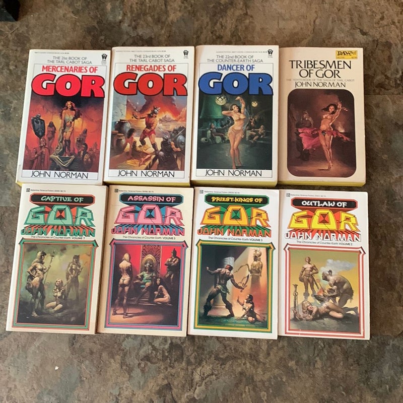 Dancer of Gor plus more lot 8 books