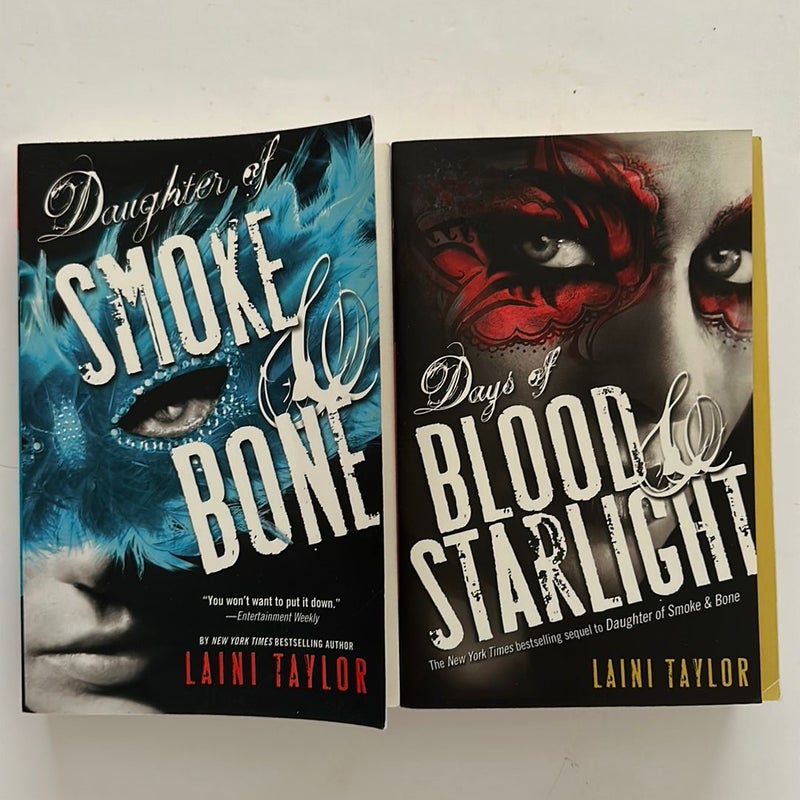 Bundle: Daughter of Smoke & Bone, Days of Blood & Starlight