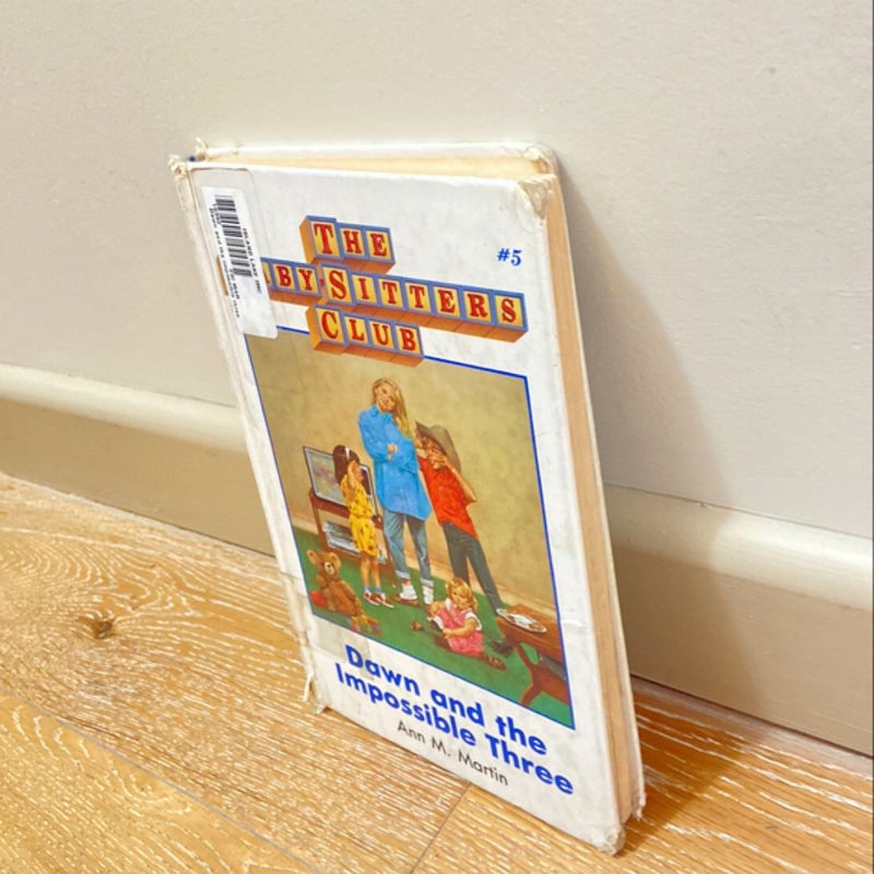 The Baby-Sitters Club Dawn And The Impossible Three Hardcover