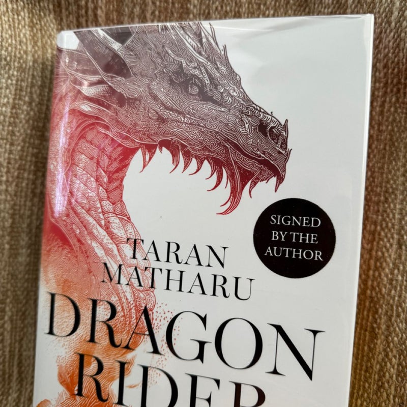 Dragon Rider Waterstones signed by Taran Matharu, Hardcover | Pangobooks