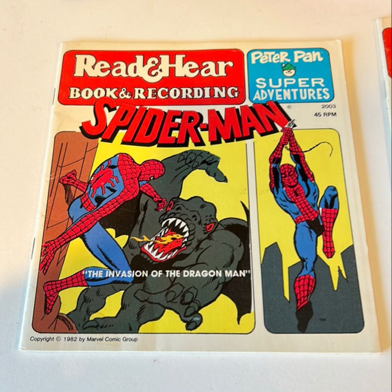Spider-man and the invasion of the dragon man and Superman the man from Krypton
