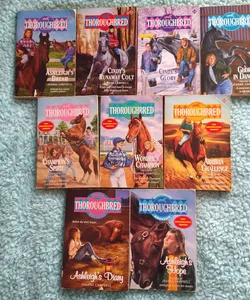 THOROUGHBRED series (books 5, 13, 14, 16, 20, 21, 22, Super Editons 1 & 2)