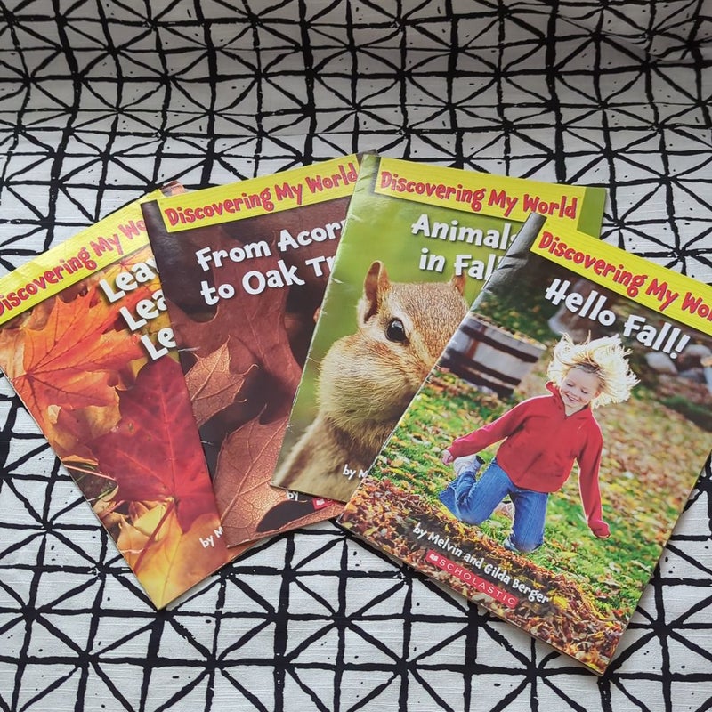 Discovering My World: Fall Series- Set of 5 Books Bundle