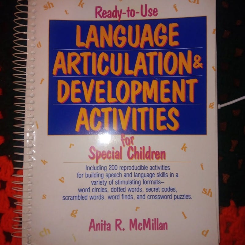 Ready-to-Use Language Articulation and Development Activities for Special Children