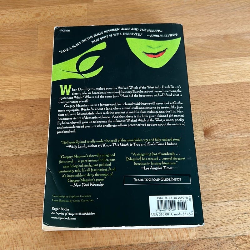 Wicked Musical Tie-In Edition