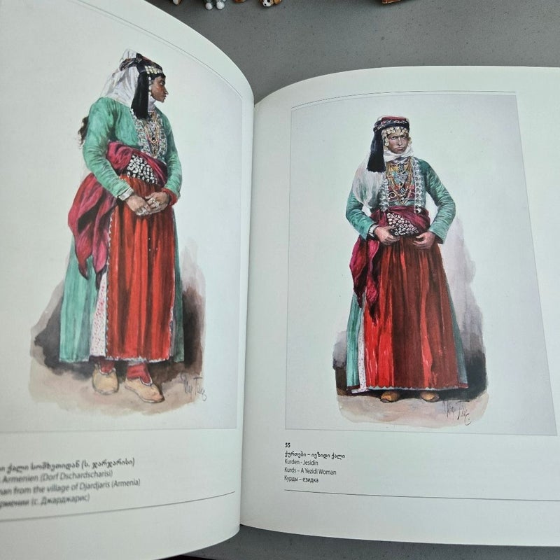 National Costumes of Caucasian People