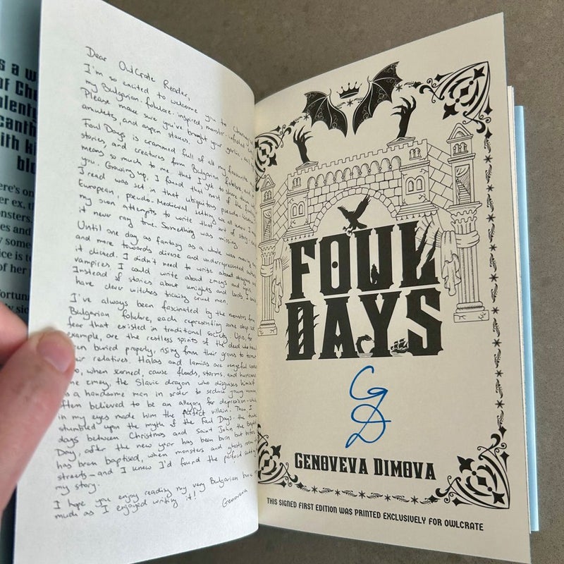 Foul Days - Signed OwlCrate Edition 