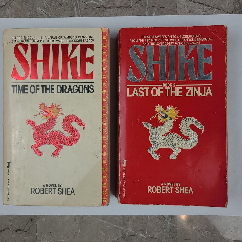 2 Books Shike I & II Time of Dragons 