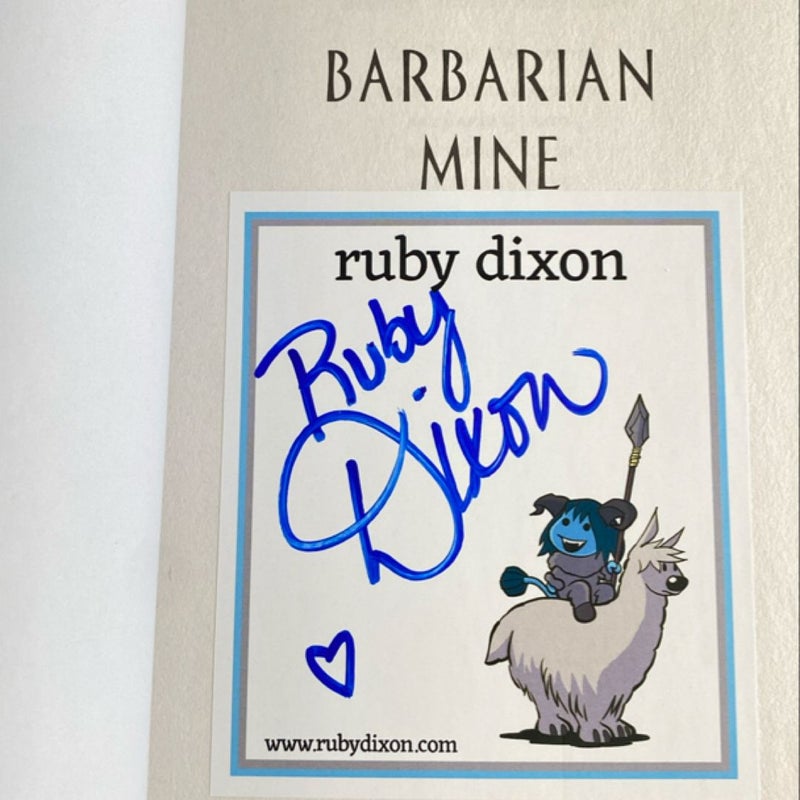 Barbarian Mine (signed bookplate)