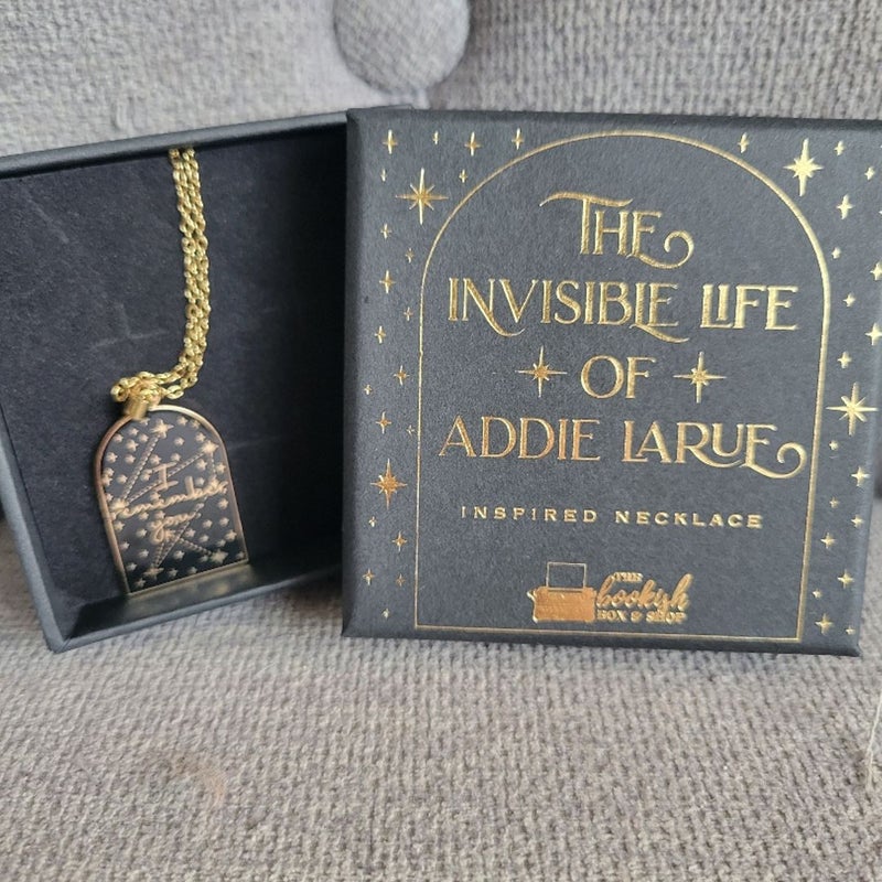 Invisible Life of Addie Larue inspired necklace