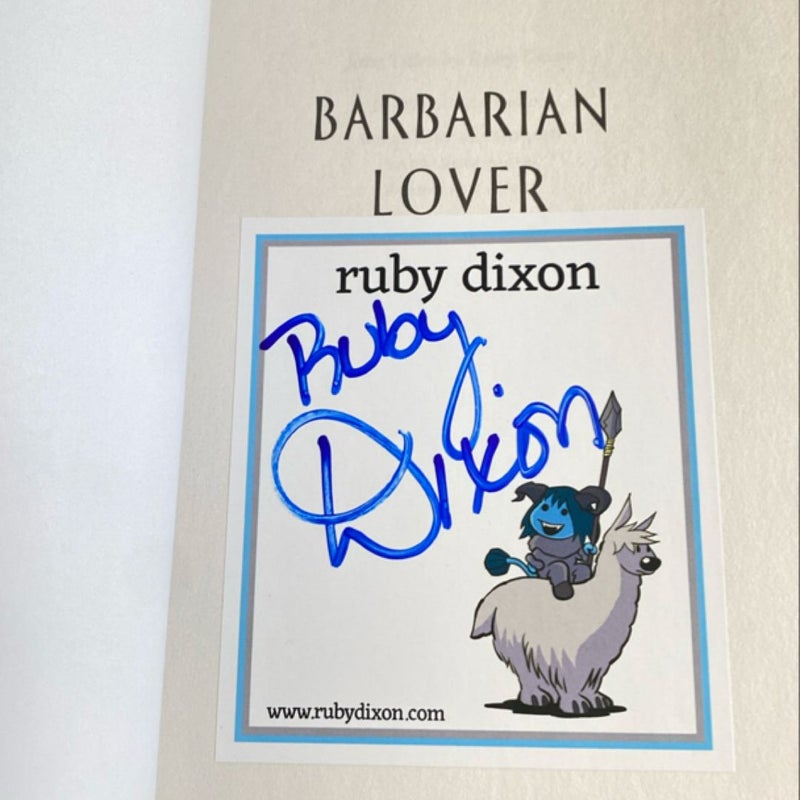 Barbarian Lover (signed bookplate)