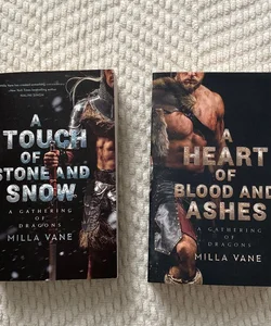 A Heart of Blood and Ashes and A Touch of Stone and Snow Bundle