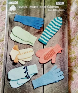 Socks, Mitts and Gloves for Children Knitting Pattern 