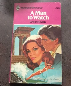 Paperback harlequin romance A man to watch 1979 Jane Donnelly 