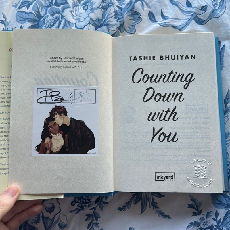 Counting down with You SIGNED BOOKPLATE