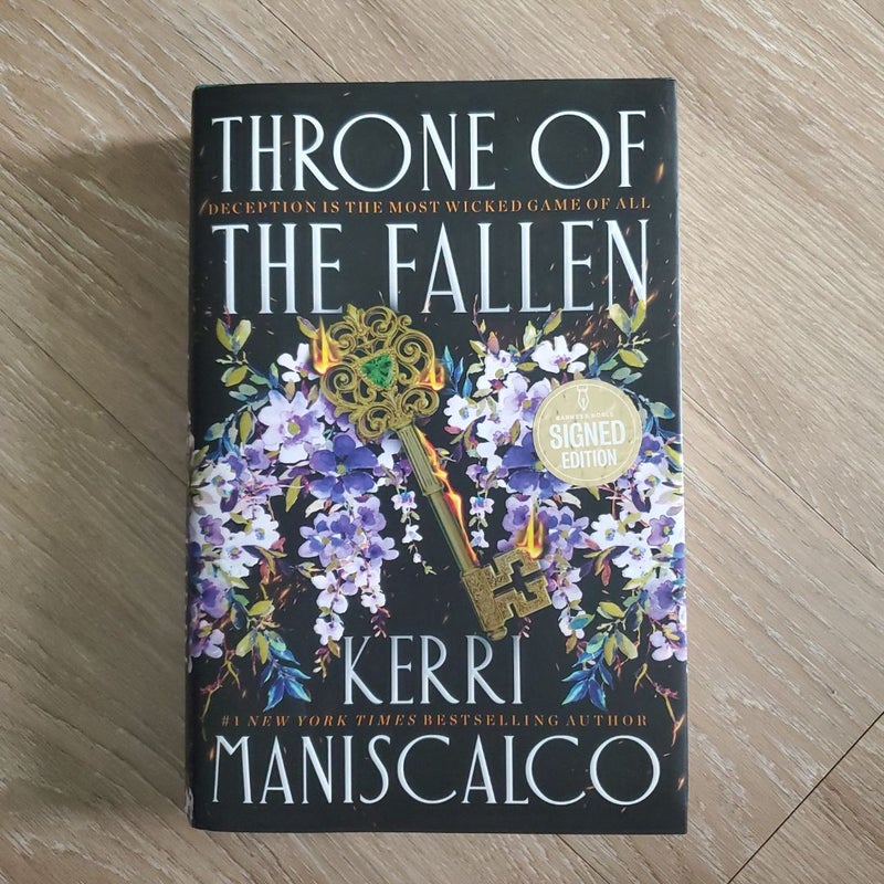 Throne of the Fallen SIGNED