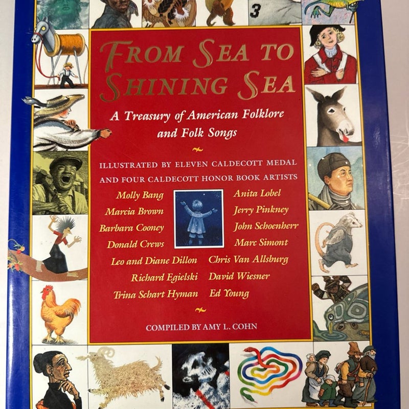 From Sea to Shining Sea By Amy L. Cohn Big Book Hardcover Very good Pre-owned
