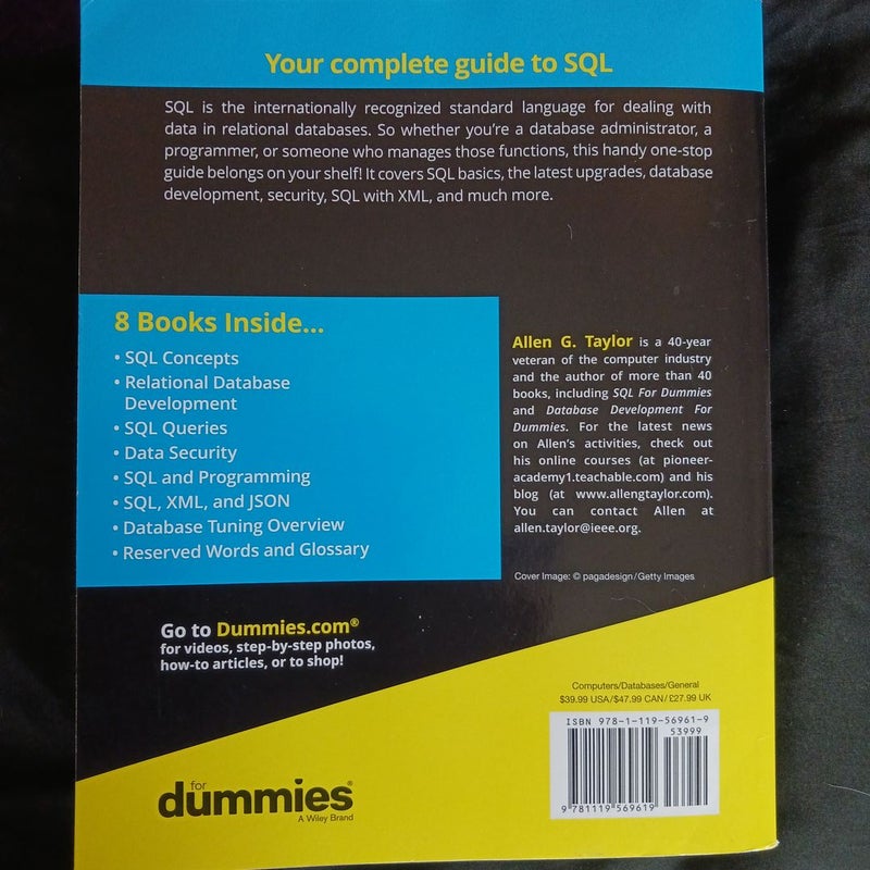 SQL All-In-One for Dummies