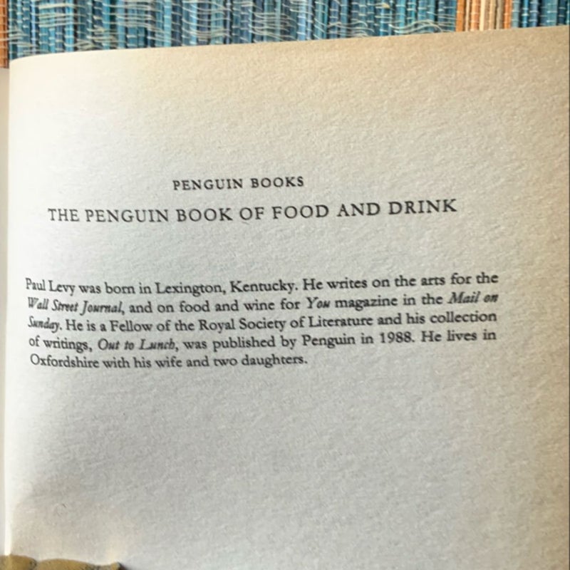 The Penguin Book of Food and Drink