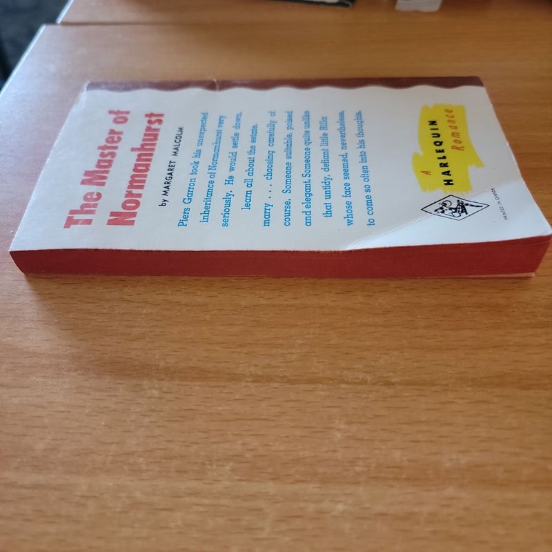 The Master of Normanhurst (1966 Harlequin)