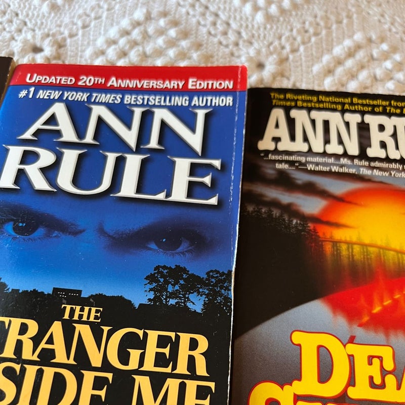 Ann Rule Lot of 6 True Crime BUNDLE 