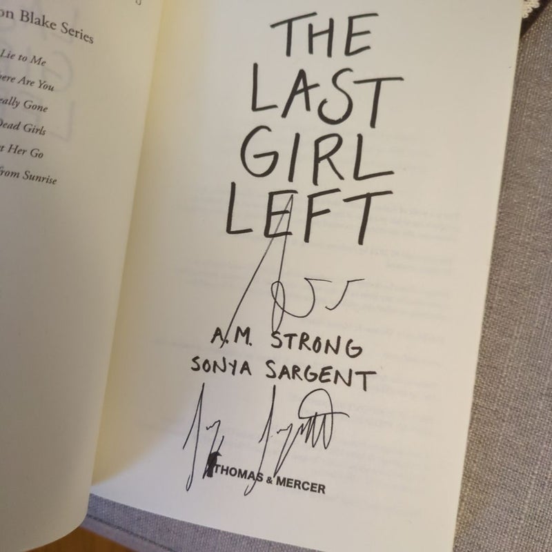 The Last Girl Left - Signed copy