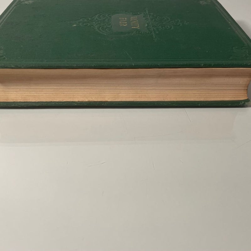 Vanity Fair: A Novel Without a Hero RARE Antique Rand McNally Printing 1897/1898