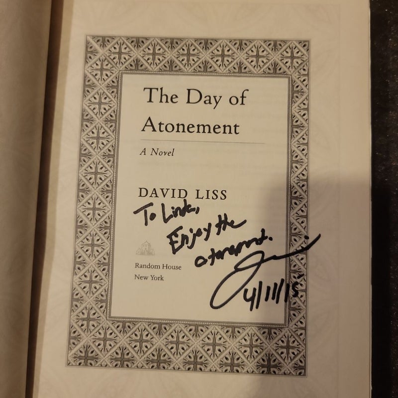 Day of Atonement (Signed)