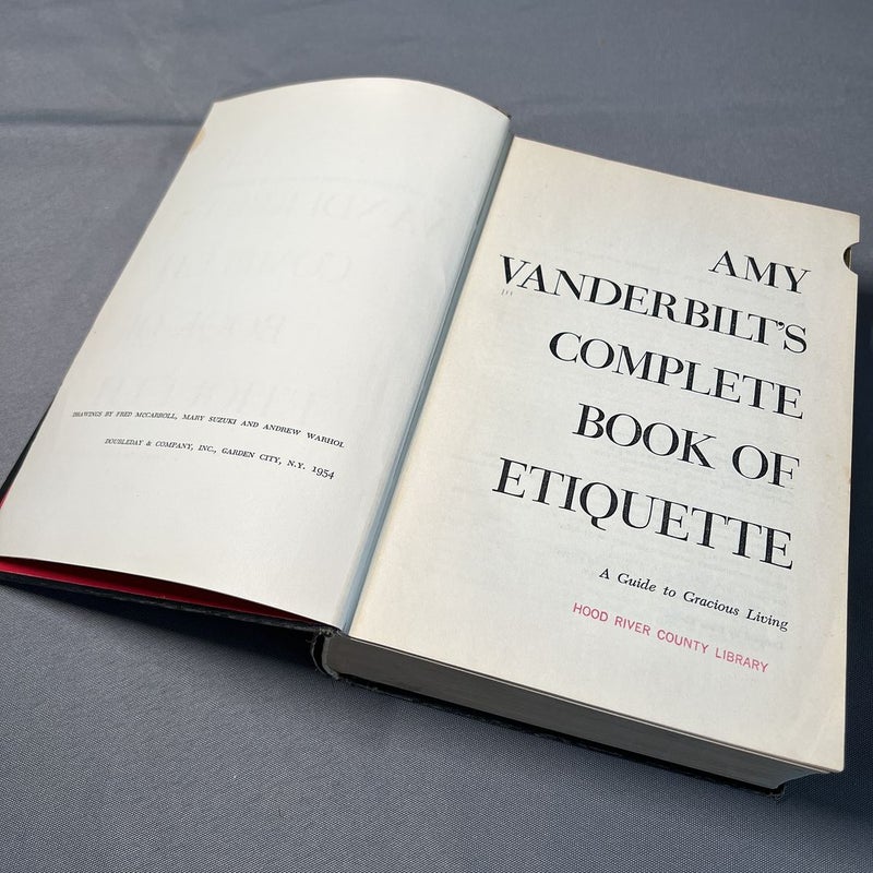 Amy Vanderbilt’s Complete Book of Etiquette 