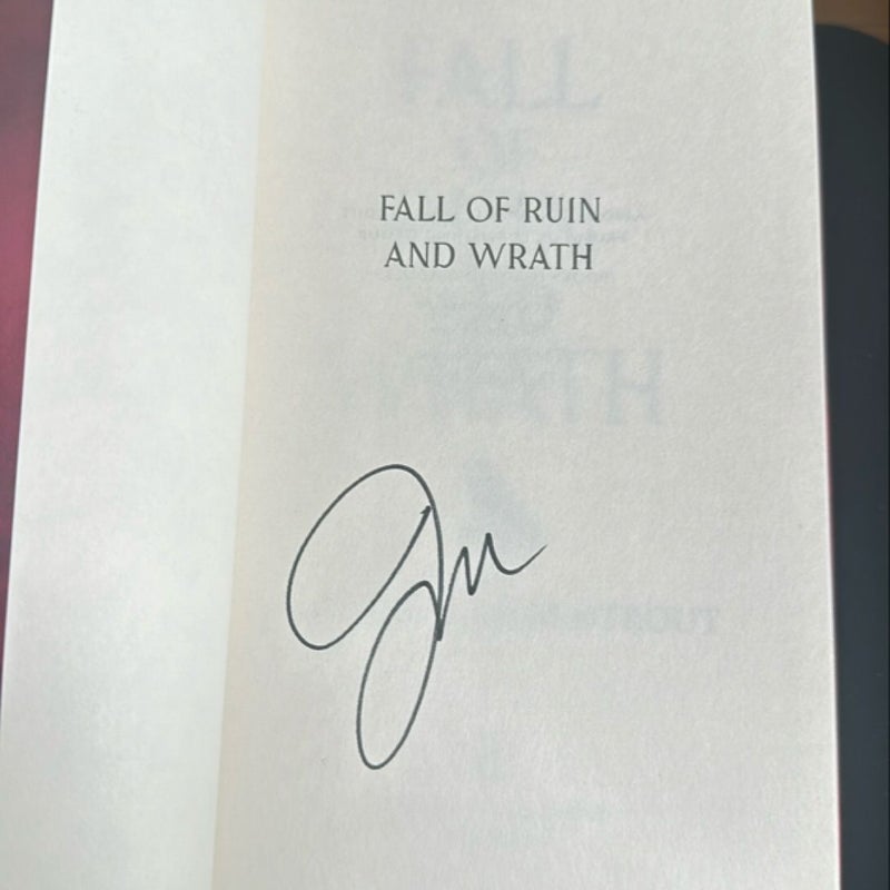 Fall of Ruin and Wrath SIGNED 
