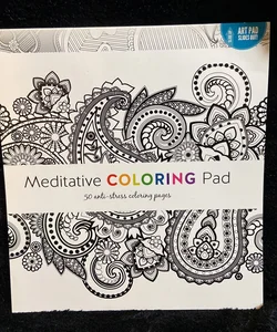 Meditative Coloring Pad