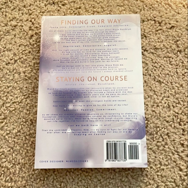 Finding Our Course, Collision Course Duet (signed by the author)