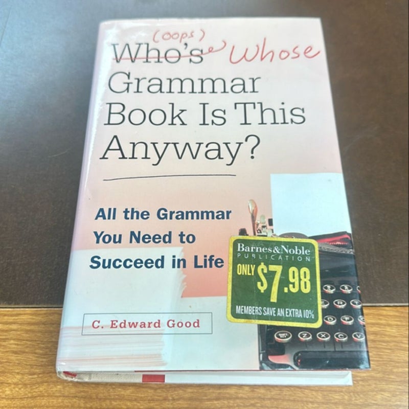 Whose grammar book is this anyway?