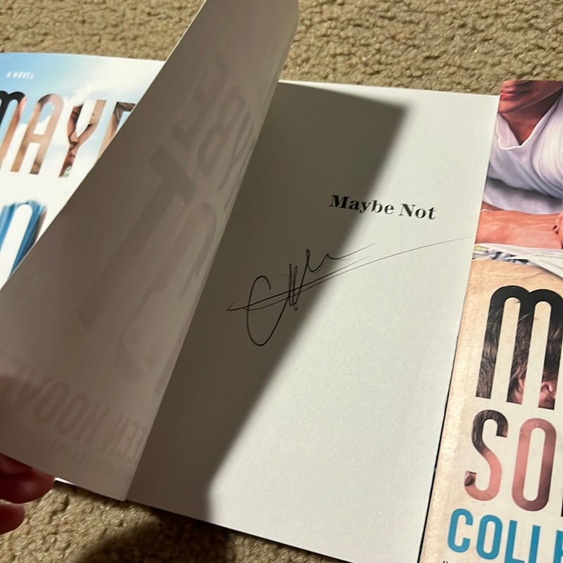 Maybe series by Colleen Hoover (OOP & Signed)