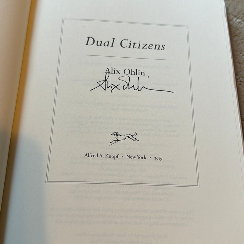 Dual Citizens- SIGNED