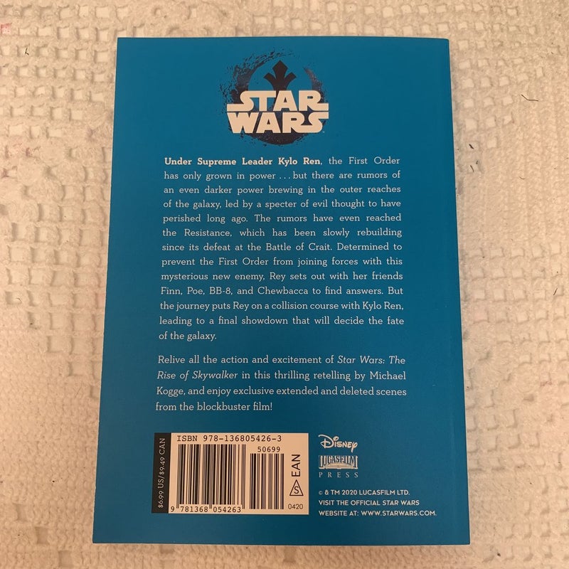 Star Wars the Rise of Skywalker Junior Novel