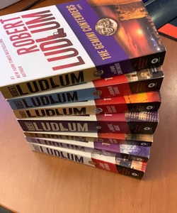 Ludlum Bantam Collection - 7 Books: The Gemini Contenders, The Rhinemann Exchange, The Road to Omaha, The Scarlatti Inheritance, The Osterman Weekend, The Parsifal Mosaic, The Matlock Paper