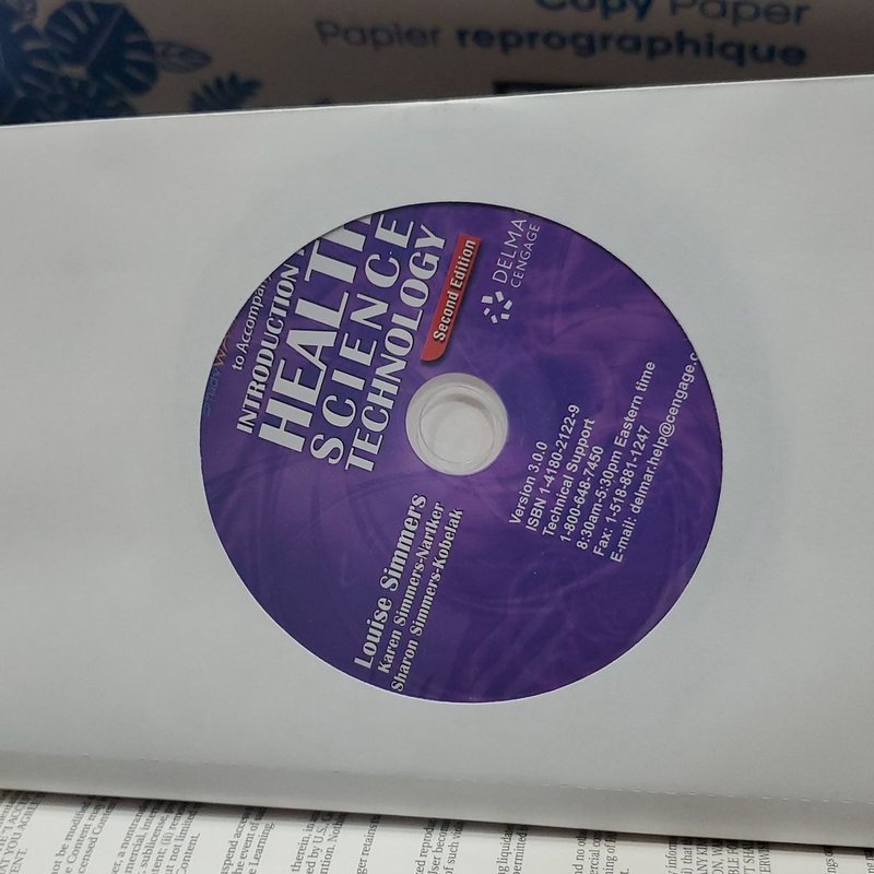 Introduction to Health Science Technology by Louise M. Simmers